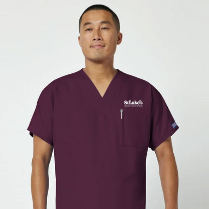 Unisex V-Neck 1-Pocket Scrub Top - CK-4777