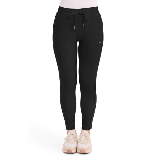 Cherokee Women's Mid Rise Tapered Leg Drawstring Scrub Pant - CK095