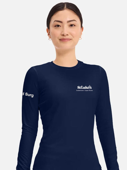 Cherokee Women's Long Sleeve Underscrub Knit Tee - CK773 - MedSurg