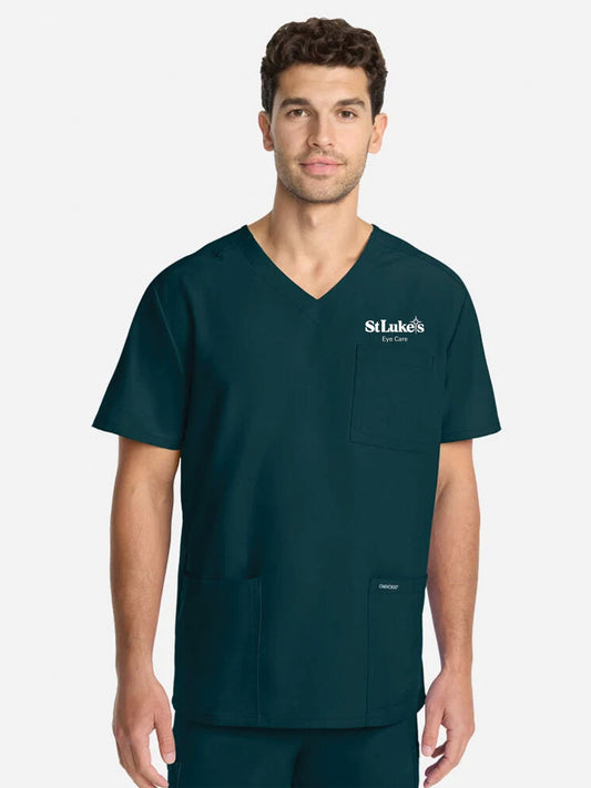 Cherokee Men's 3-Pocket V-Neck Top - CK783A - Eye Care