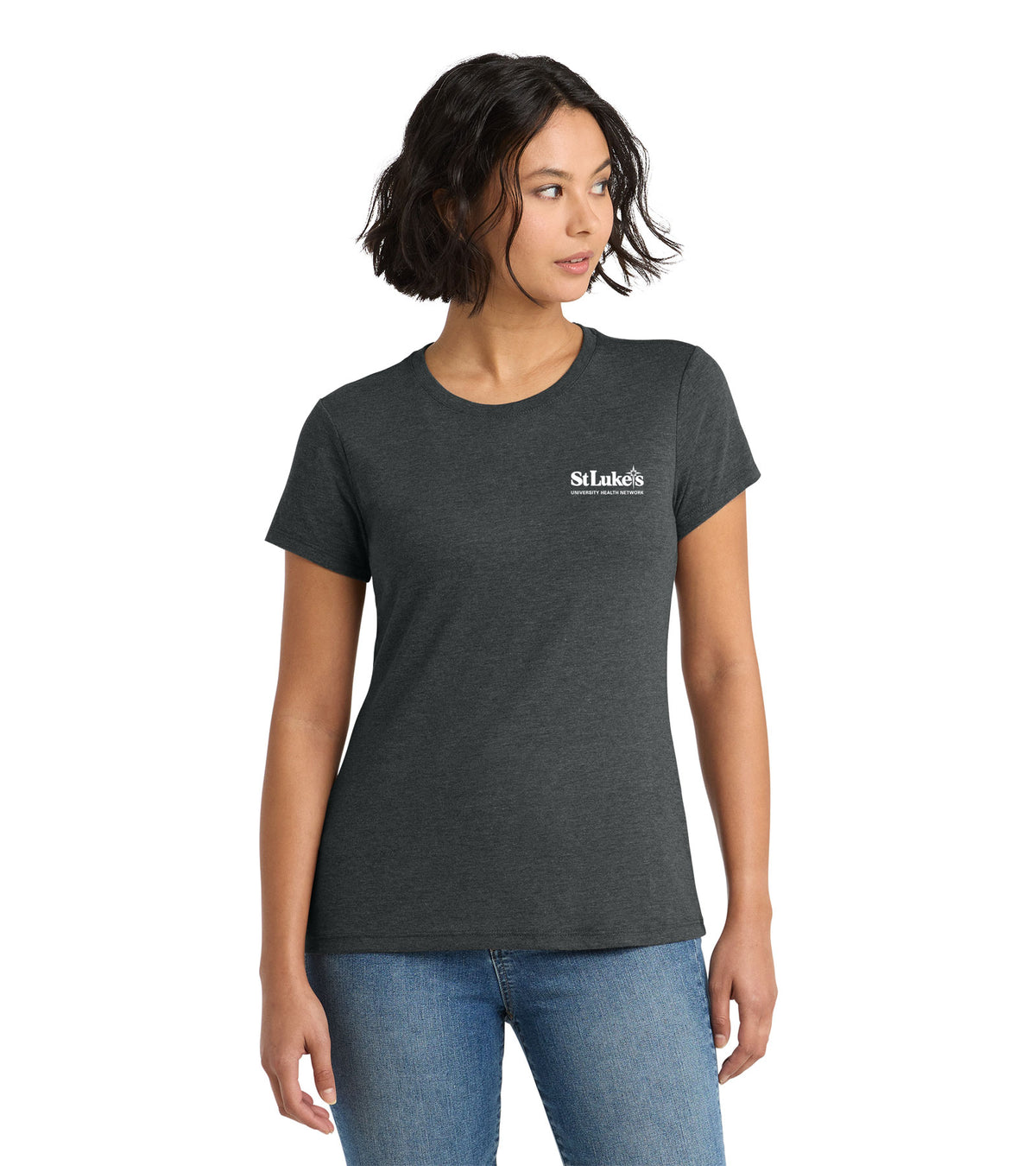 Casual Ladies District Perfect Tri Tee - DM130L - Forensic