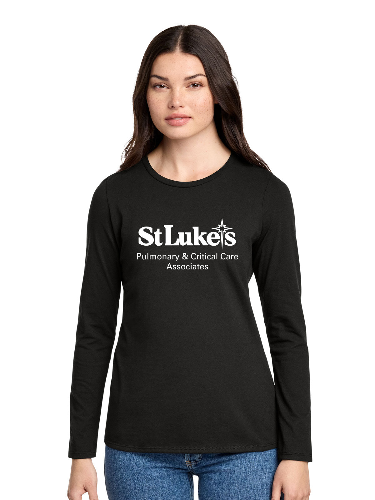 Ladies District Perfect Blend CVC Long Sleeve Tee - DT110 - PC-Care