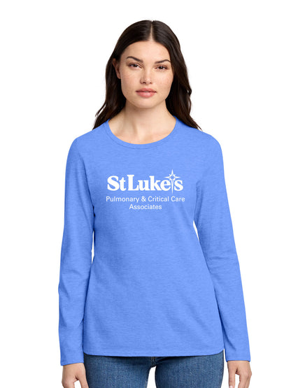 Ladies District Perfect Blend CVC Long Sleeve Tee - DT110 - PC-Care