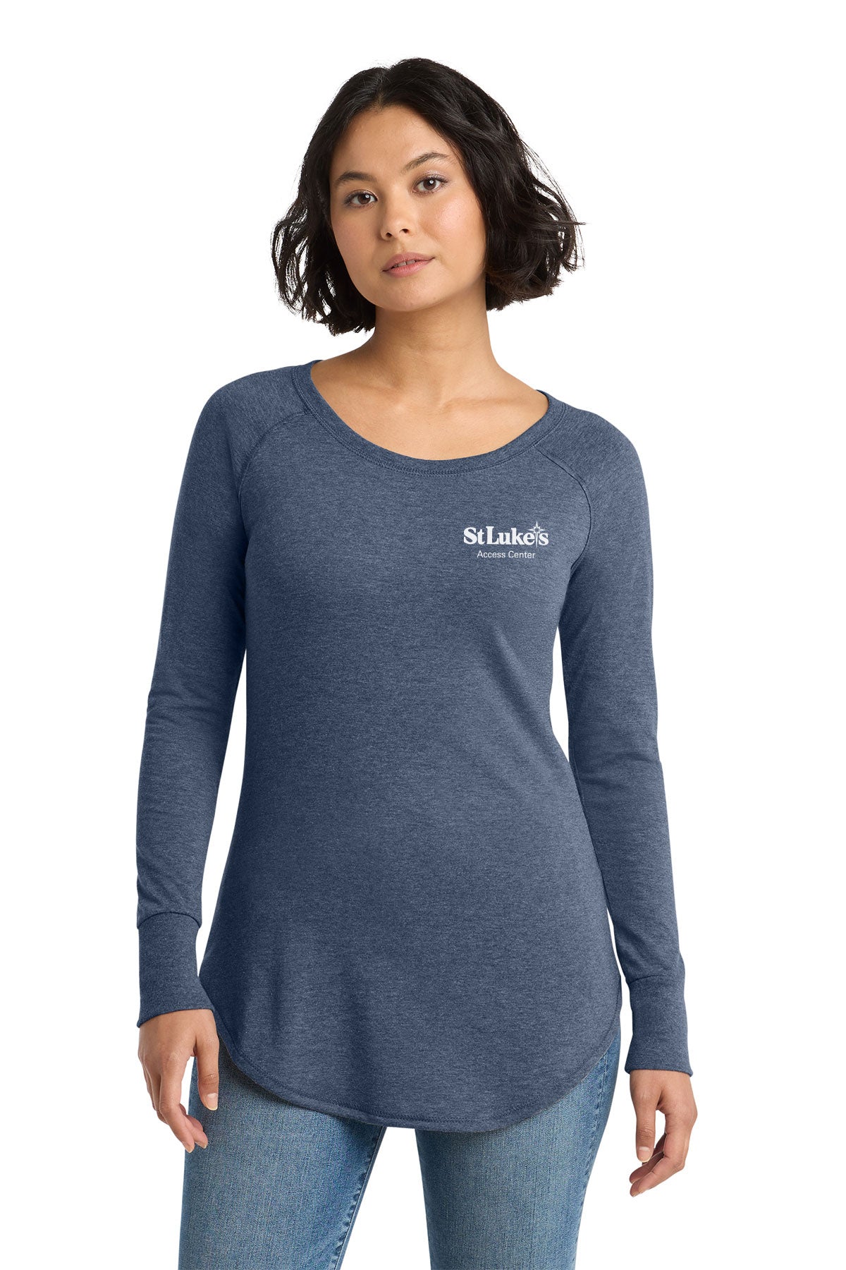 Casual Ladies District Perfect Tri Long Sleeve Tee - DT132L - Access