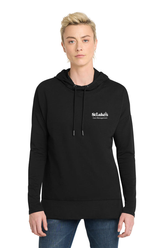 District Women’s Featherweight French Terry Hoodie - DT671 - Care Management