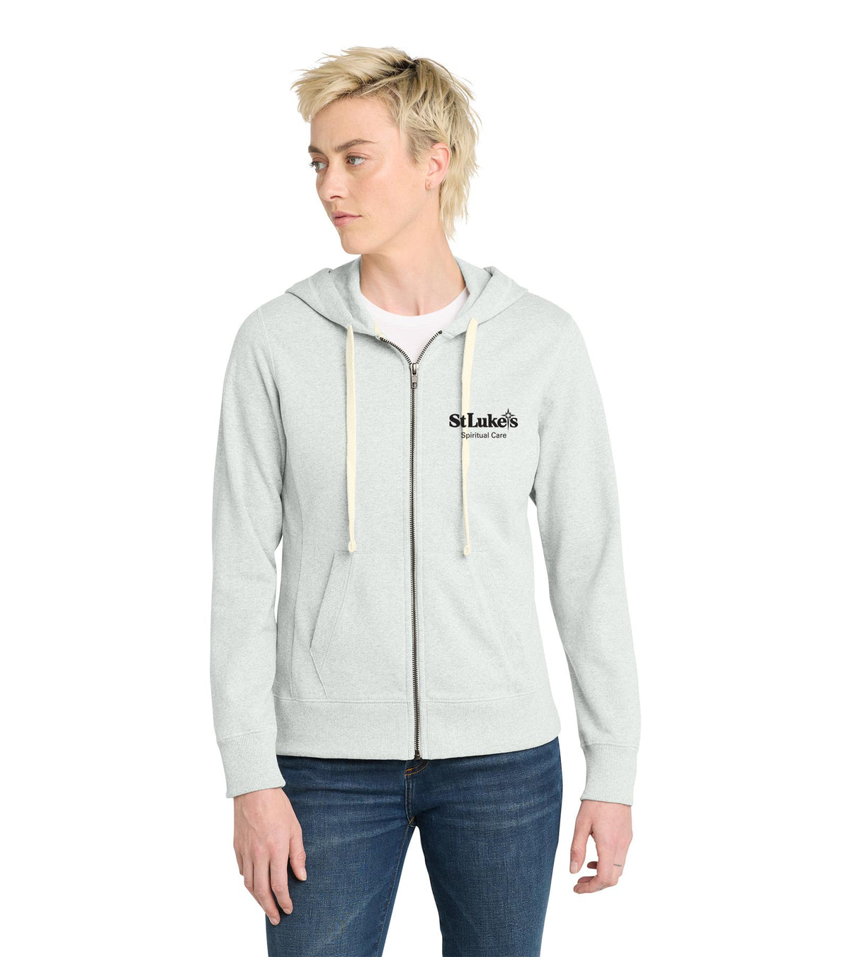 District Women's Re-Fleece Full-Zip Hoodie - DT8103 - Spiritual