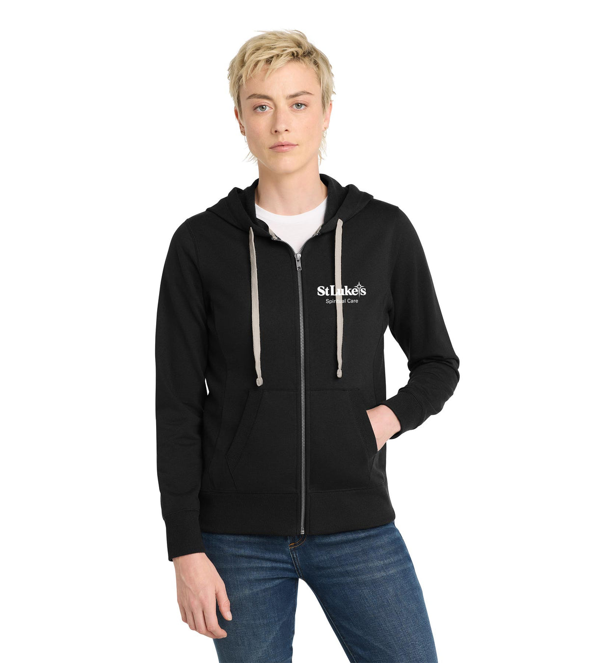 District Women's Re-Fleece Full-Zip Hoodie - DT8103 - Spiritual