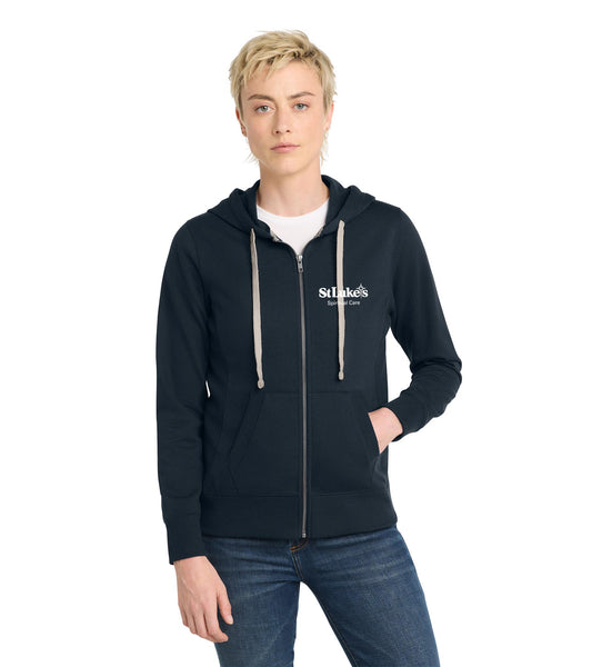 District Women's Re-Fleece Full-Zip Hoodie - DT8103 - Spiritual