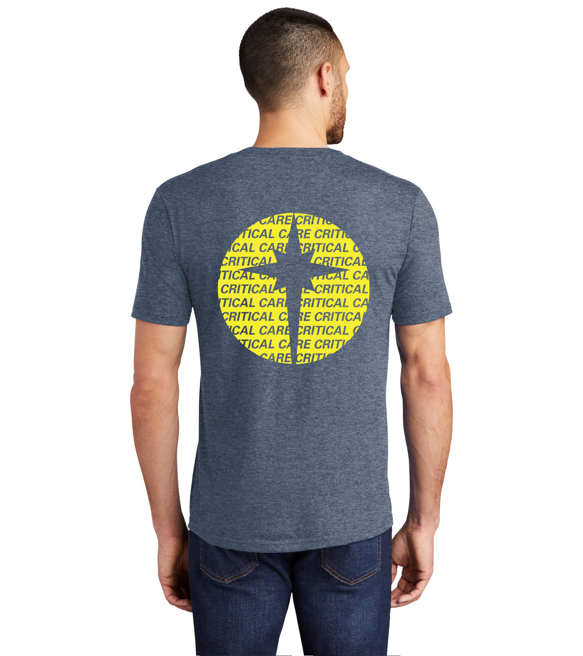 Casual Men’s District Perfect Tri Tee - DM130 - Critical