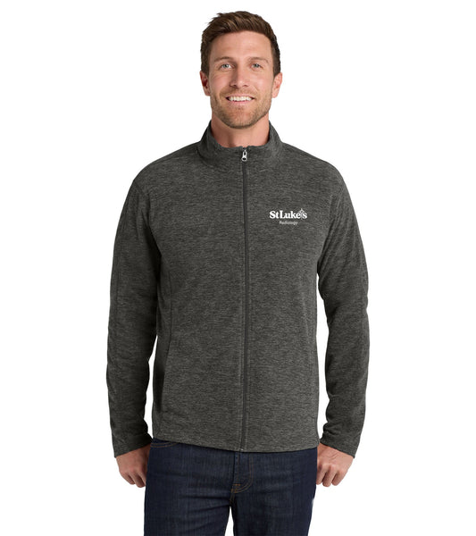 Men's Port Authority® Heather Microfleece Full-Zip Jacket - F235 - Radiology