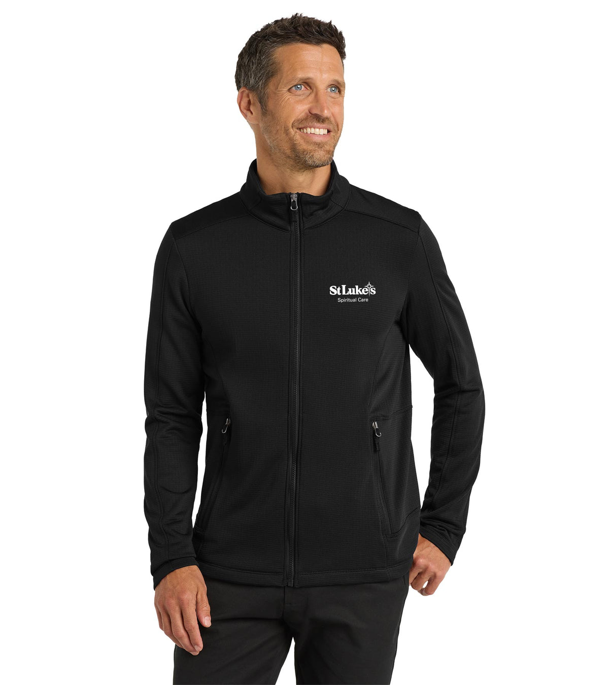Men's Port Authority Grid Fleece Jacket - F239 - Spiritual