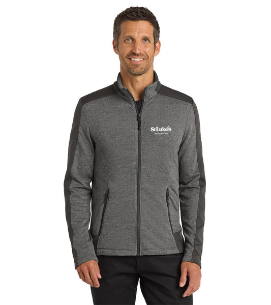Men's Port Authority Grid Fleece Jacket - F239 - Spiritual