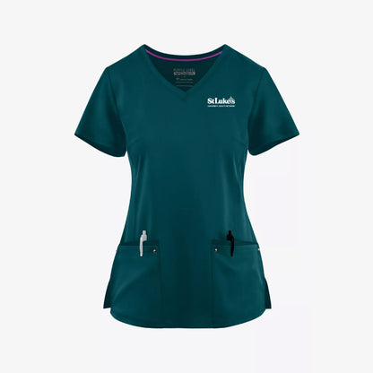 Healing Hands Purple Label Juliet Women's 2-Pocket STRETCH Princess Seam Scrub Top - 2245
