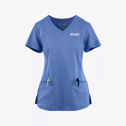 Healing Hands Purple Label Juliet Women's 2-Pocket STRETCH Princess Seam Scrub Top - 2245