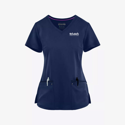 Healing Hands Purple Label Juliet Women's 2-Pocket STRETCH Princess Seam Scrub Top - 2245