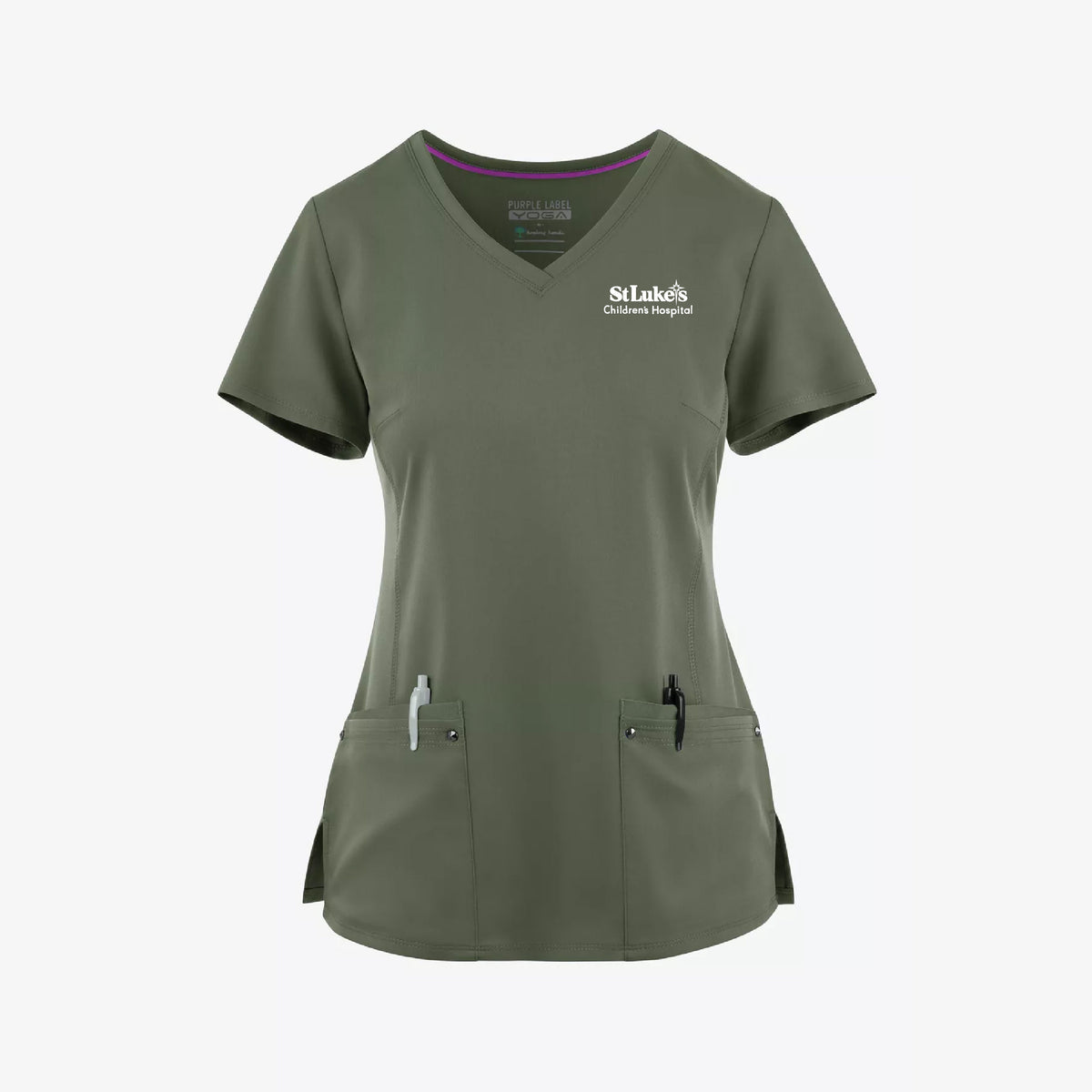 Healing Hands Purple Label Juliet Women's 2-Pocket STRETCH Princess Seam Scrub Top - 2245