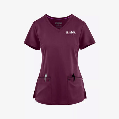 Healing Hands Purple Label Juliet Women's 2-Pocket STRETCH Princess Seam Scrub Top - 2245
