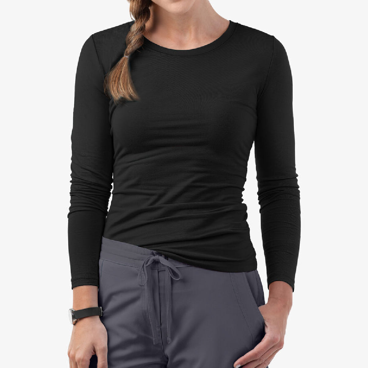 Healing Hands Melissa Women’s STRETCH Long Sleeve Knit Underscrub (No Logo) - HE5047