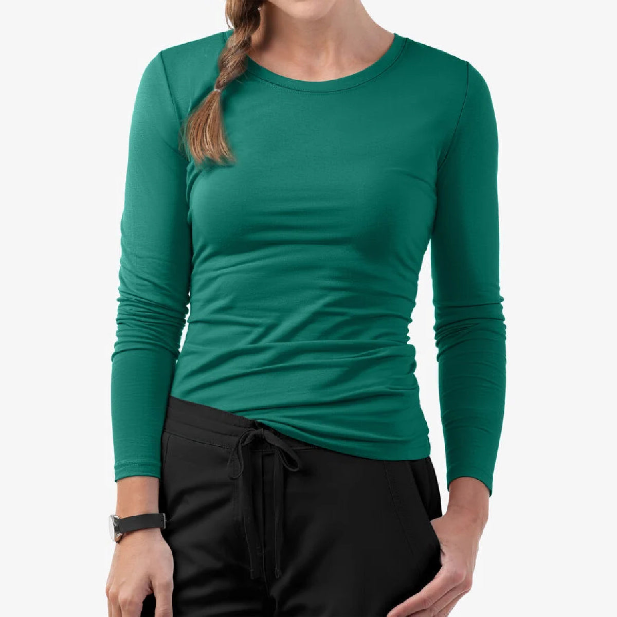 Healing Hands Melissa Women’s STRETCH Long Sleeve Knit Underscrub (No Logo) - HE5047
