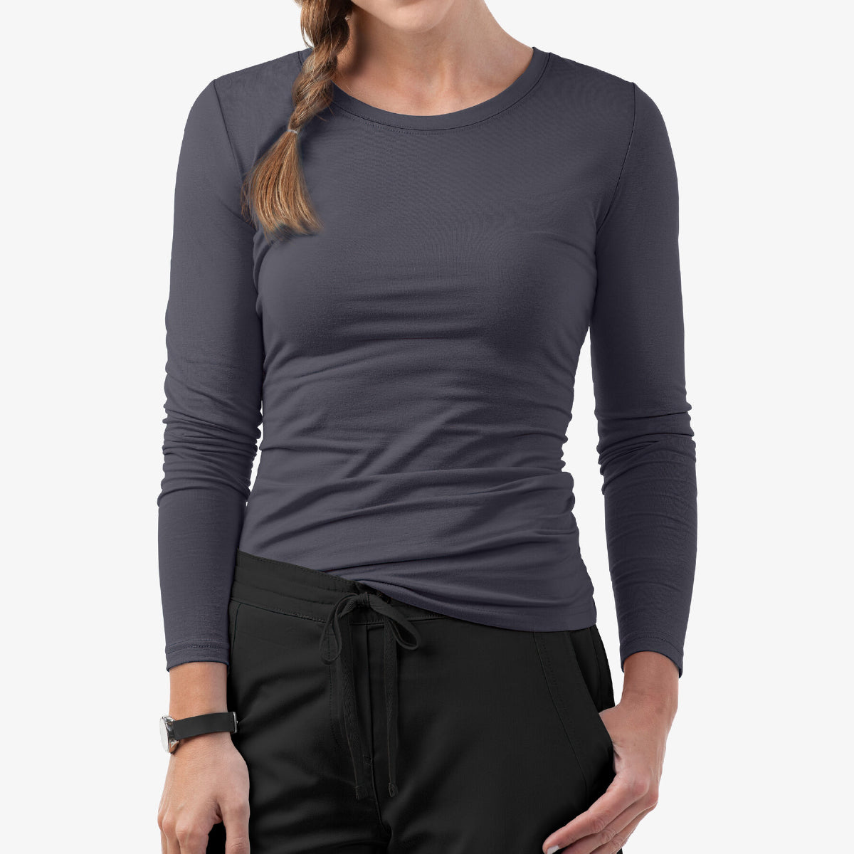 Healing Hands Melissa Women’s STRETCH Long Sleeve Knit Underscrub (No Logo) - HE5047