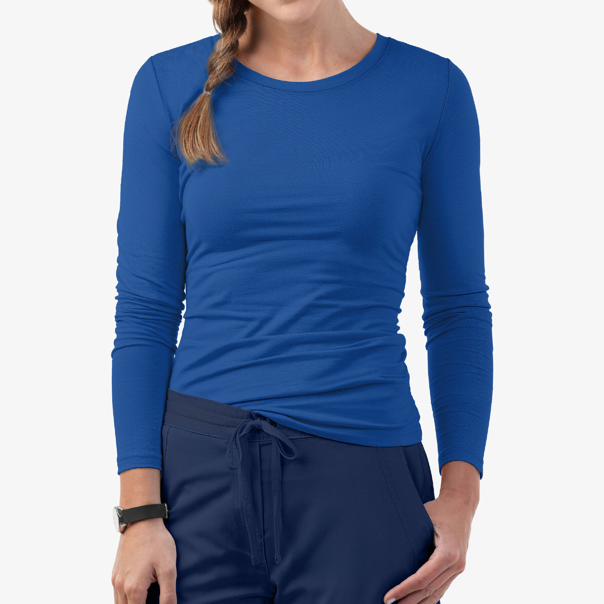 Healing Hands Melissa Women’s STRETCH Long Sleeve Knit Underscrub (No Logo) - HE5047