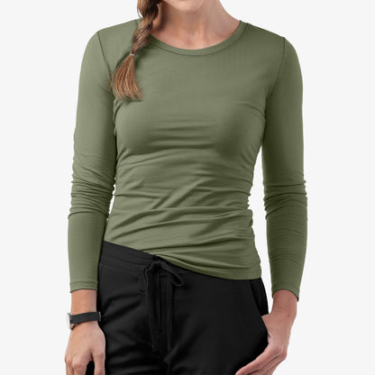 Healing Hands Melissa Women’s STRETCH Long Sleeve Knit Underscrub (No Logo) - HE5047