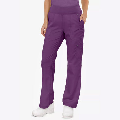 Healing Hands Purple Label Tori Women's 5-Pocket STRETCH Yoga Waist Straight Leg Scrub Pants - 9133