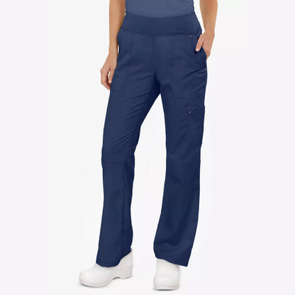 Healing Hands Purple Label Tori Women's 5-Pocket STRETCH Yoga Waist Straight Leg Scrub Pants - 9133