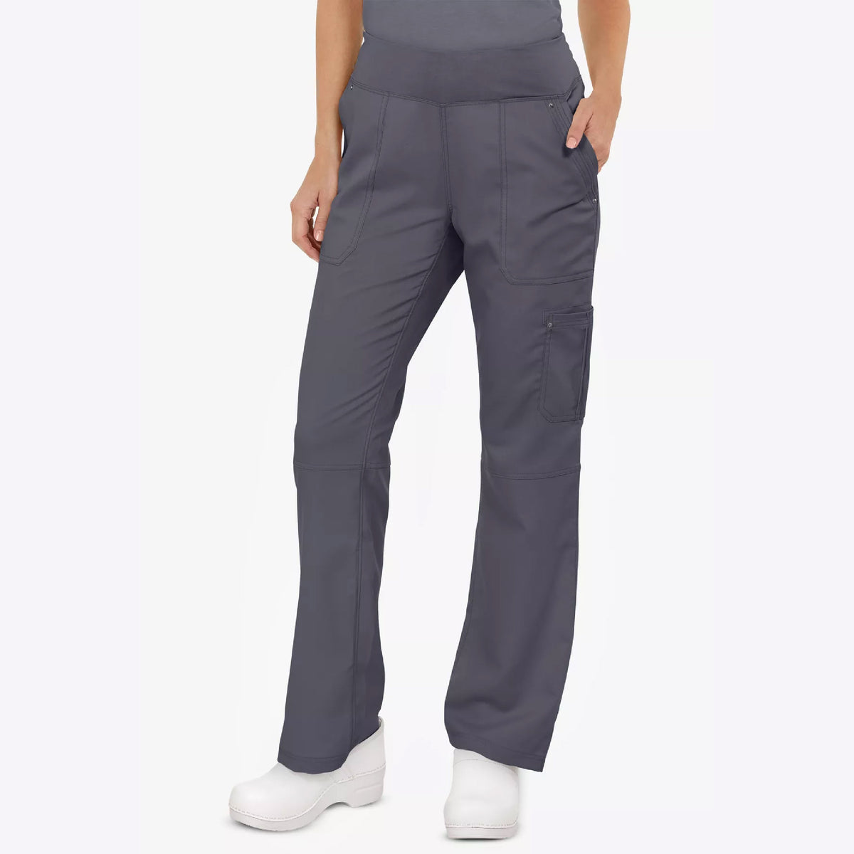 Healing Hands Purple Label Tori Women's 5-Pocket STRETCH Yoga Waist Straight Leg Scrub Pants - 9133