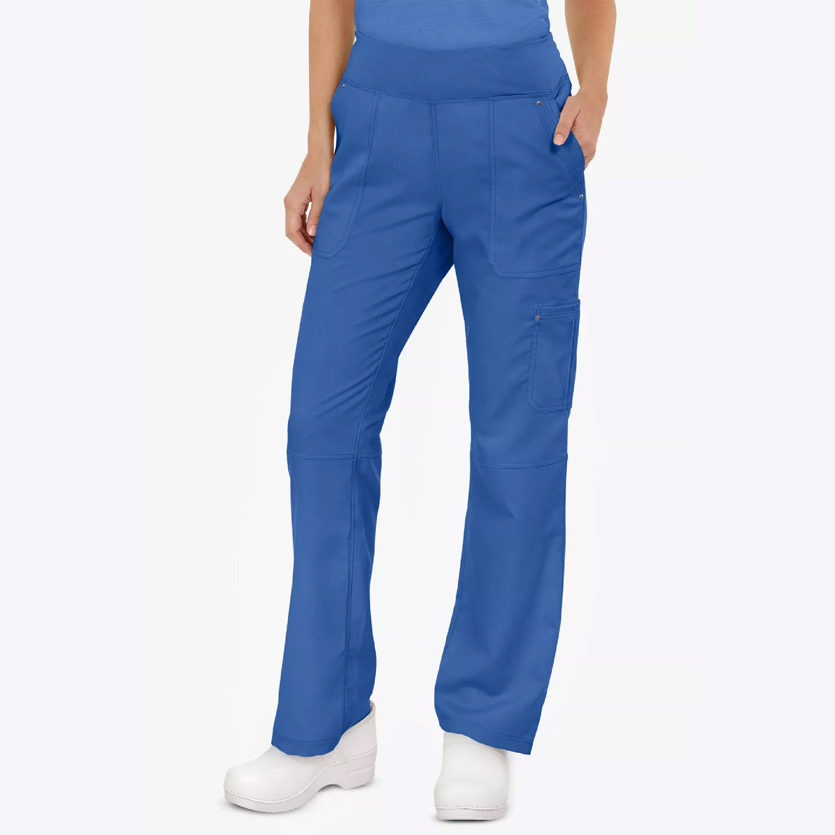 Healing Hands Purple Label Tori Women's 5-Pocket STRETCH Yoga Waist Straight Leg Scrub Pants - 9133