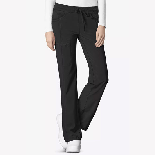 Cherokee Infinity Women's 4-Pocket STRETCH Drawstring Straight Leg Scrub Pants - 1123A - Petite