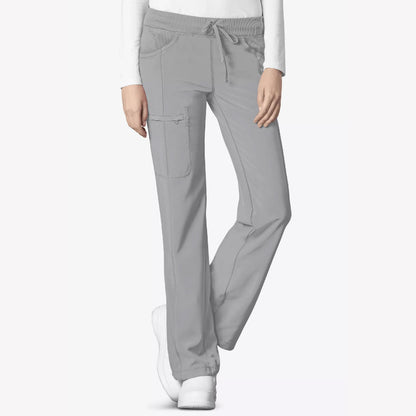 Cherokee Infinity Women's 4-Pocket STRETCH Drawstring Straight Leg Scrub Pants - 1123A - Petite