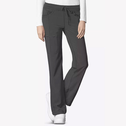 Cherokee Infinity Women's 4-Pocket STRETCH Drawstring Straight Leg Scrub Pants - 1123A - Petite