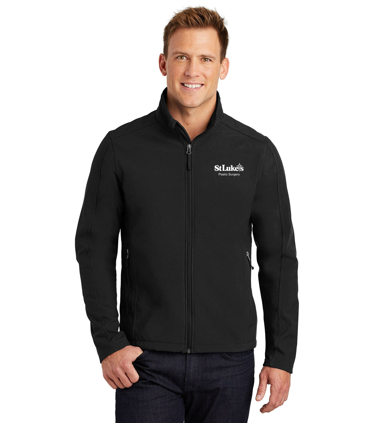 Men's Port Authority Core Soft Shell Jacket - J317 - Plastic