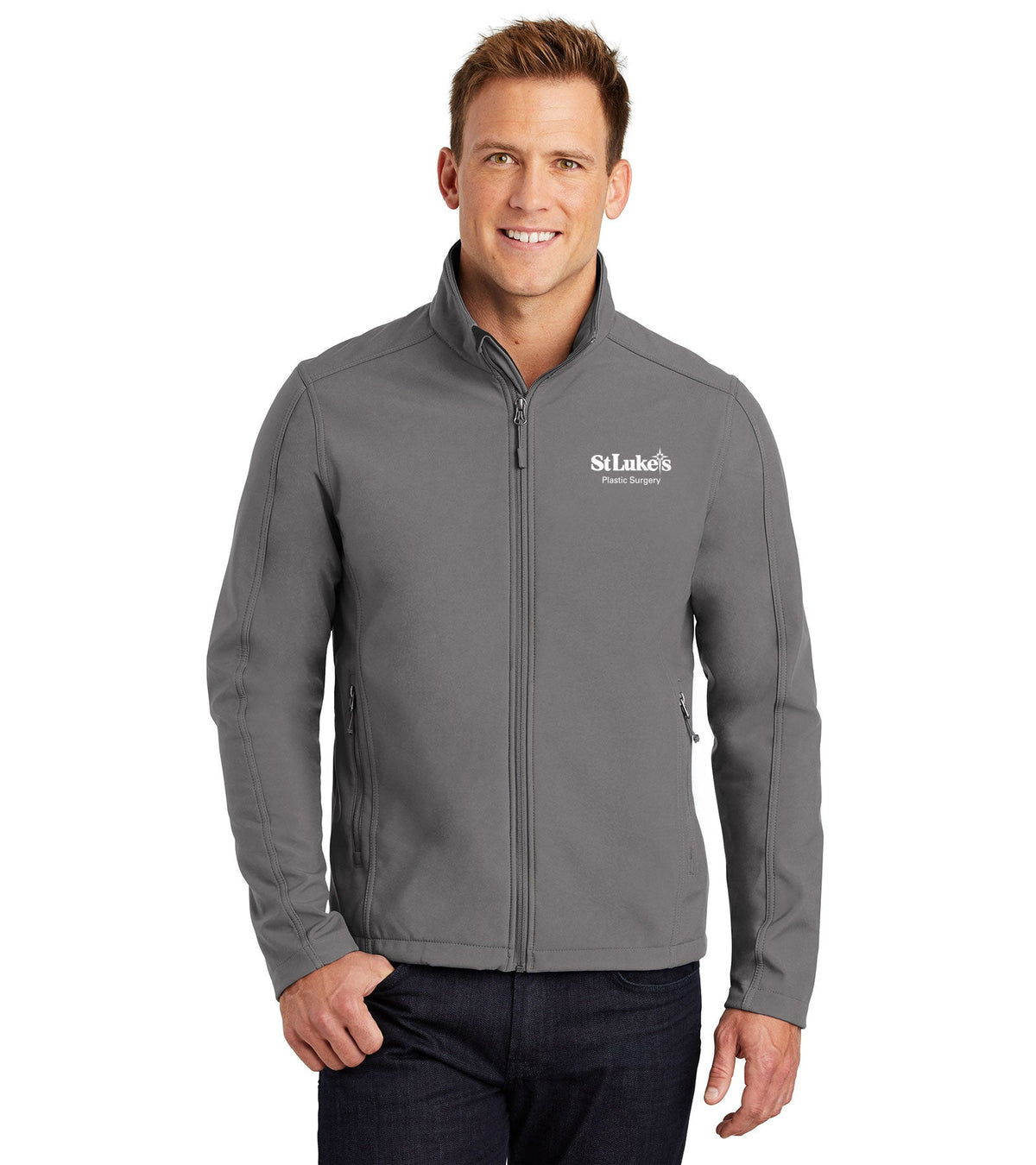 Men's Port Authority Core Soft Shell Jacket - J317 - Plastic