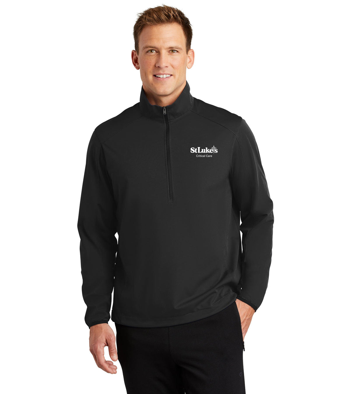 Port Authority® Active 1/2-Zip Soft Shell Jacket - J716 - Critical