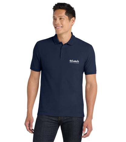 Men's Port Authority Core Classic Pique Polo - K100 - Forensic