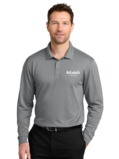 Port Authority Wearever Performance Pique Long Sleeve Polo - K240LS - PC-Care