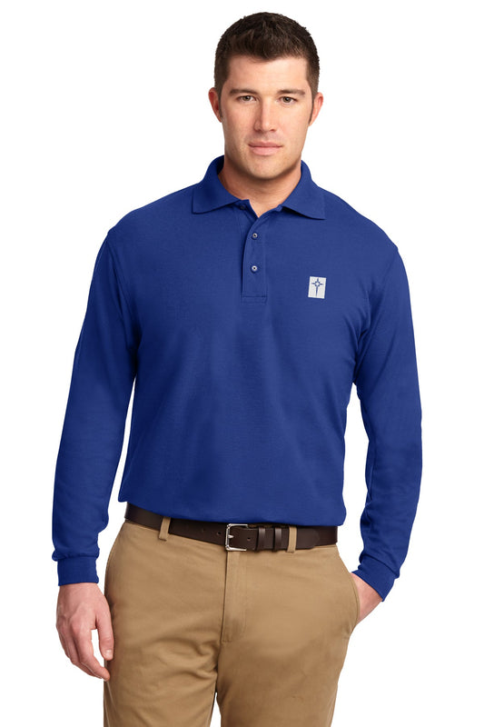 Port Authority® Silk Touch Long Sleeve Polo - K500LS - Leadership