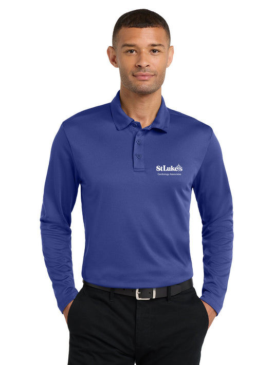 Port Authority Silk Touch Performance Long Sleeve Polo - K540LS - Cardiovascular