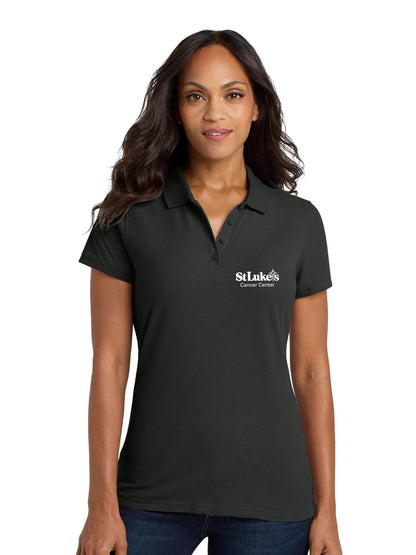 Ladies Port Authority Core Classic Pique Polo - L100 - Cancer Center