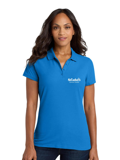 Ladies Port Authority Core Classic Pique Polo - L100 - Cancer Center