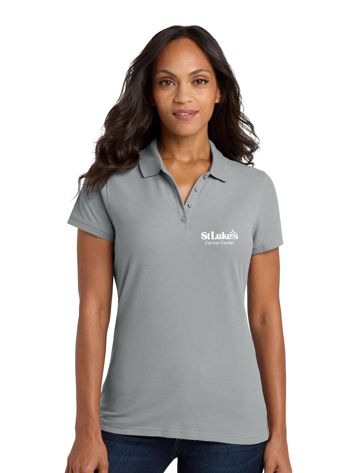 Ladies Port Authority Core Classic Pique Polo - L100 - Cancer Center
