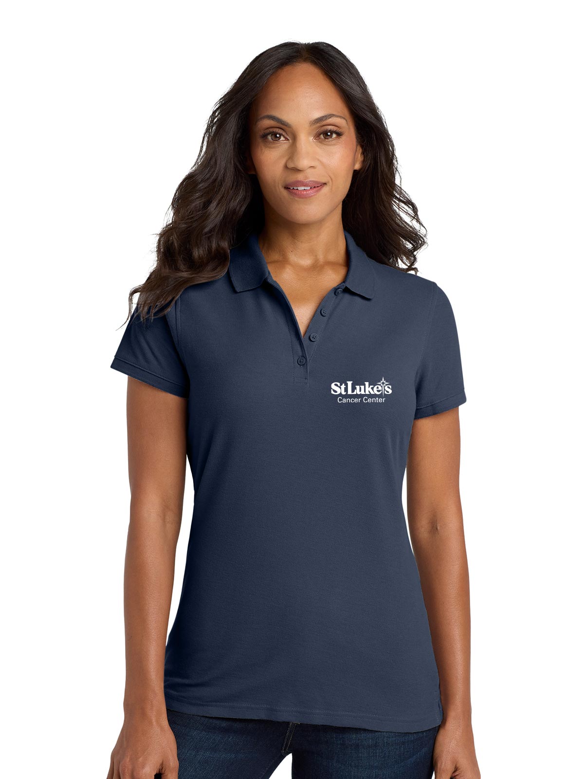 Ladies Port Authority Core Classic Pique Polo - L100 - Cancer Center