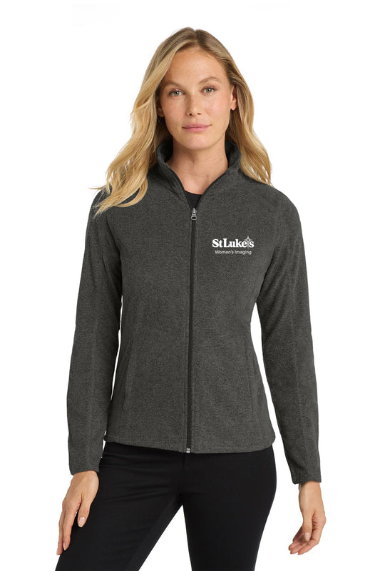 Port Authority Women's Heather Microfleece Full-Zip Jacket - L235 - WomensImg