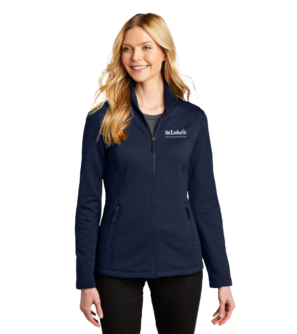 Ladies Port Authority Grid Fleece Jacket - L239 - MSK