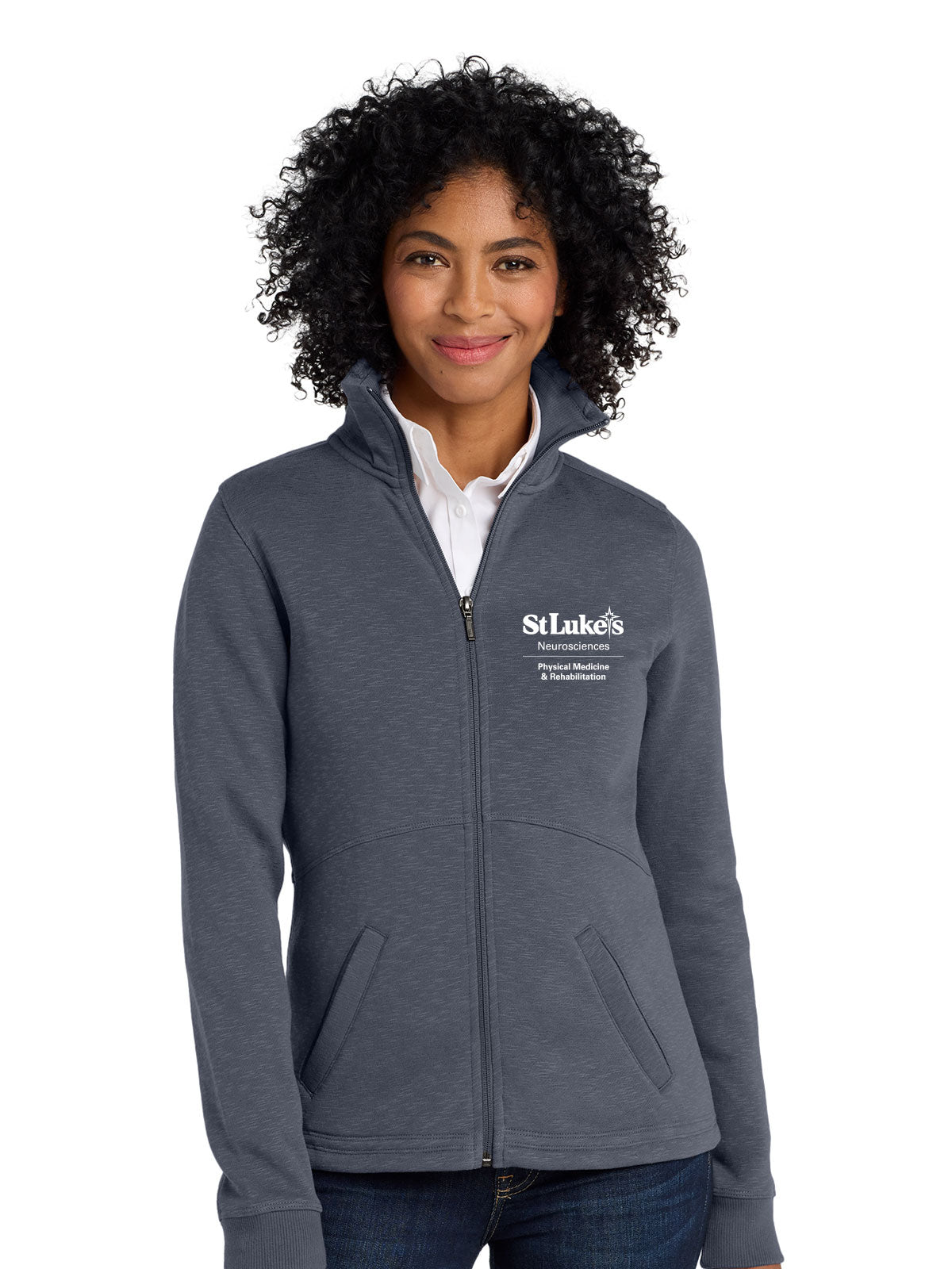 Port Authority Women's Slub Fleece Full-Zip Jacket - L293 - Neuro
