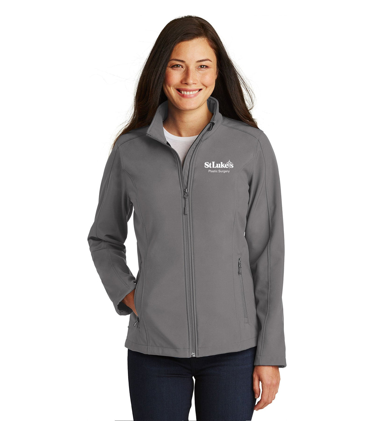 Ladies Port Authority Core Soft Shell Jacket - L317 - Plastic