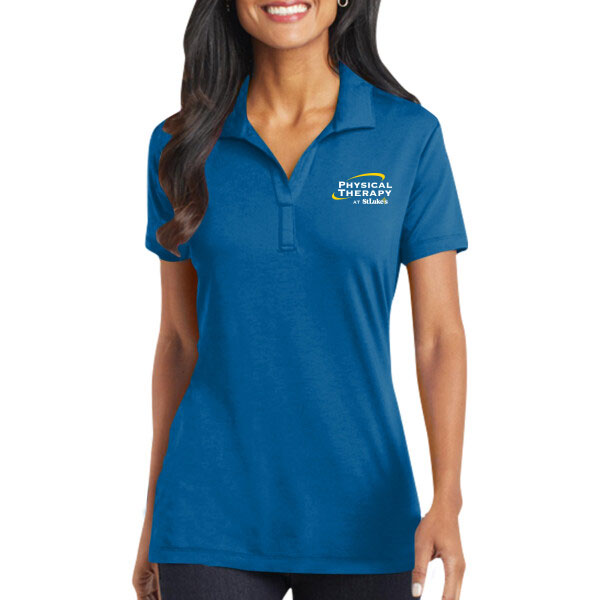 Women's Fine Pique Blend Polo - Women's Cotton Touch Performance Polo - L568 - SLPT