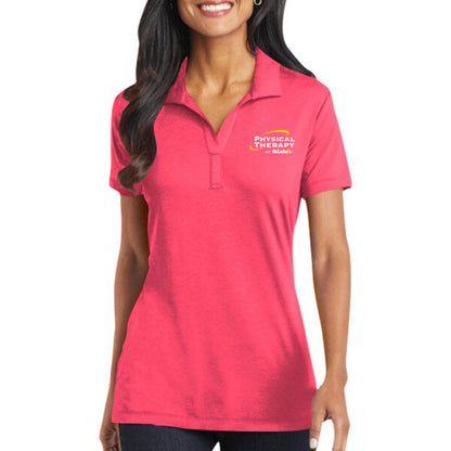 Women's Fine Pique Blend Polo - Women's Cotton Touch Performance Polo - L568 - SLPT